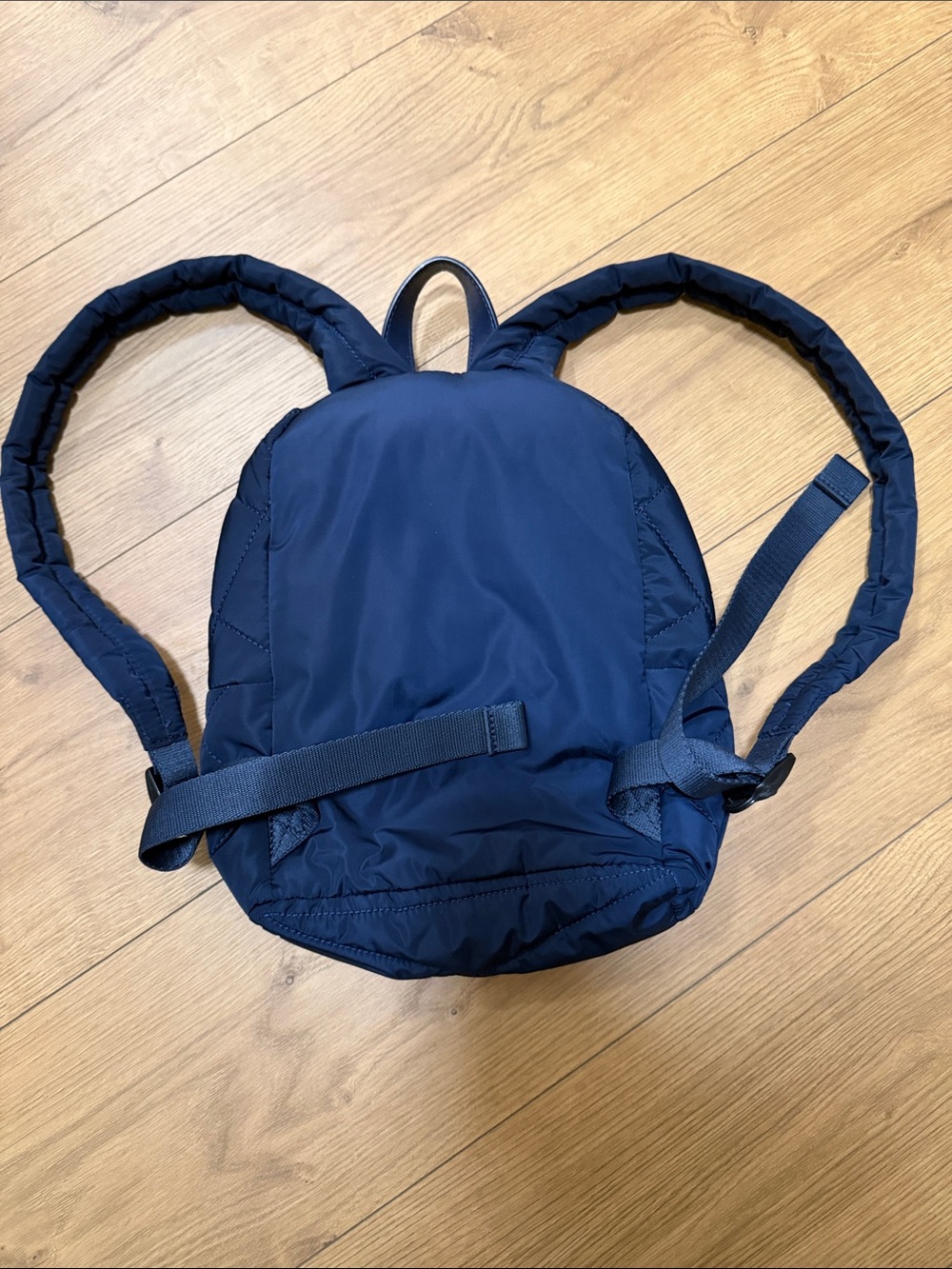 Marc Jacobs Navy Quilted Mini Backpack with Gold Accents - Picture 2 of 5